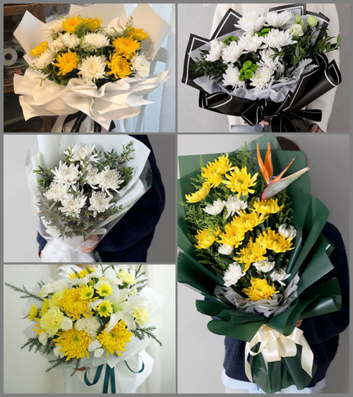 广东肇庆市广宁县古水镇蒙坑村白事花束代送